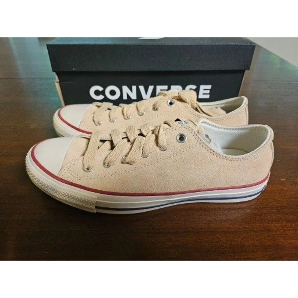 Converse CTAS Ox Sneakers Mens 8 Woman 10 Coastal Dune Suede Low Top A14811C - Picture 4 of 8